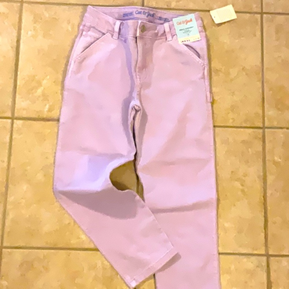 Very Pretty Light Orchid Jeans. Car n Jack, New, sz 10. Girls.